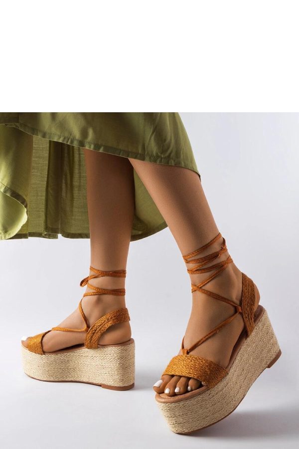 Brown Espadrille...Fabric and Heel Height