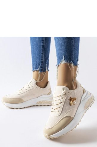 1061929 Beige Sport Shoes.Heel Height