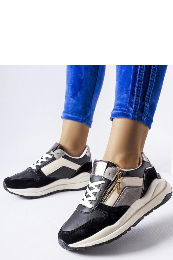 Black Sport Shoes...Fabric and Heel Height