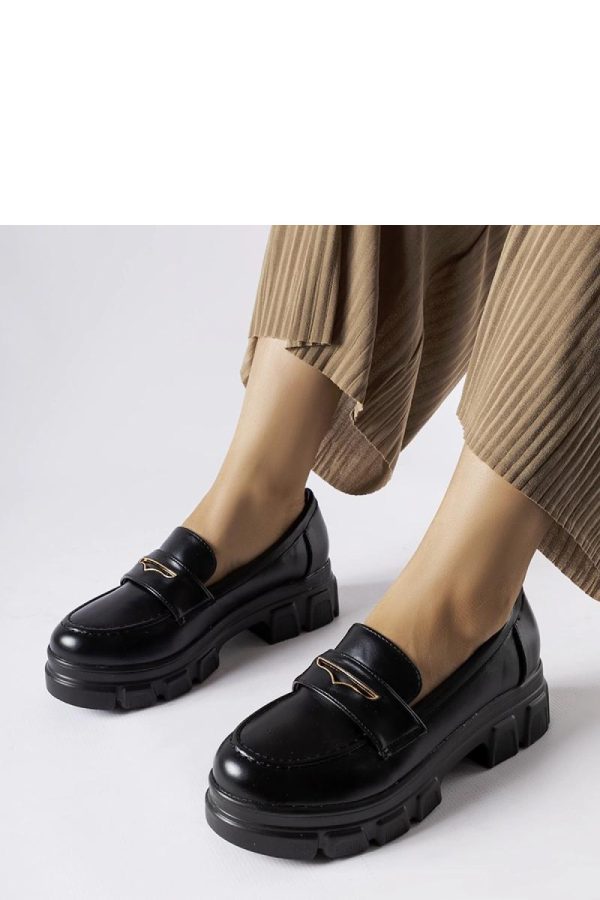 Black Mocassin...Fabric and Heel Height