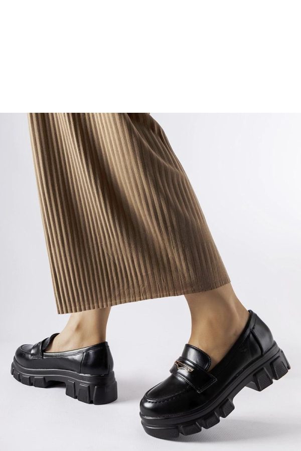 Black Mocassin...Fabric and Heel Height