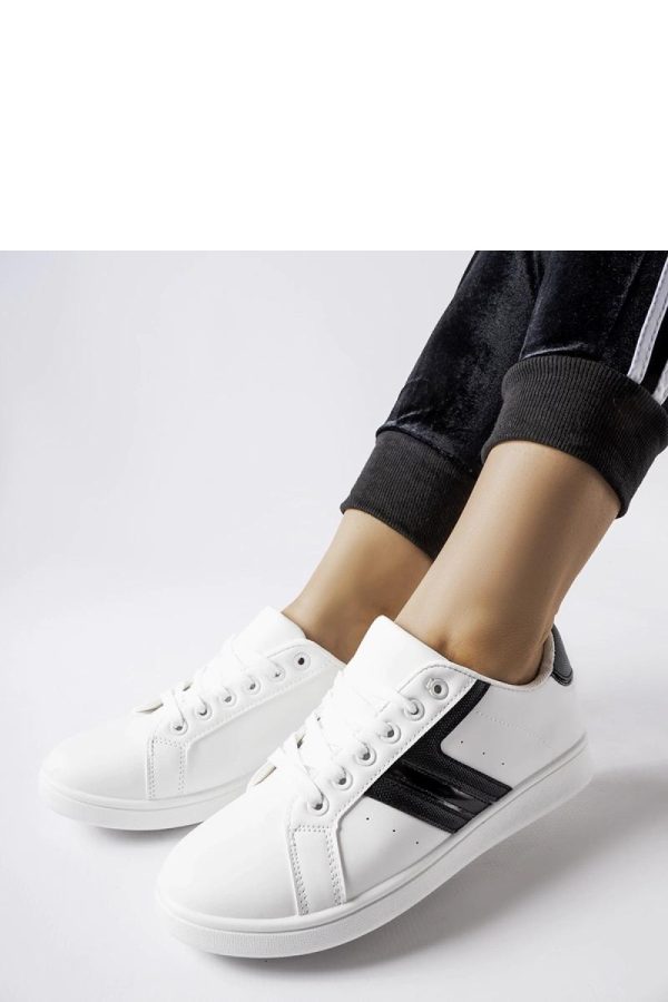 White Sport Shoes...Fabric and Heel Height