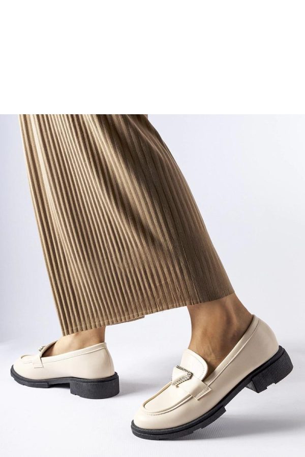 Beige Mocassin....Fabric and Heel Height