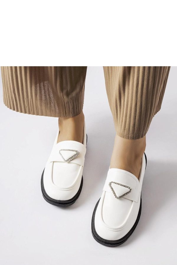 White Mocassin....Fabric and Heel Height