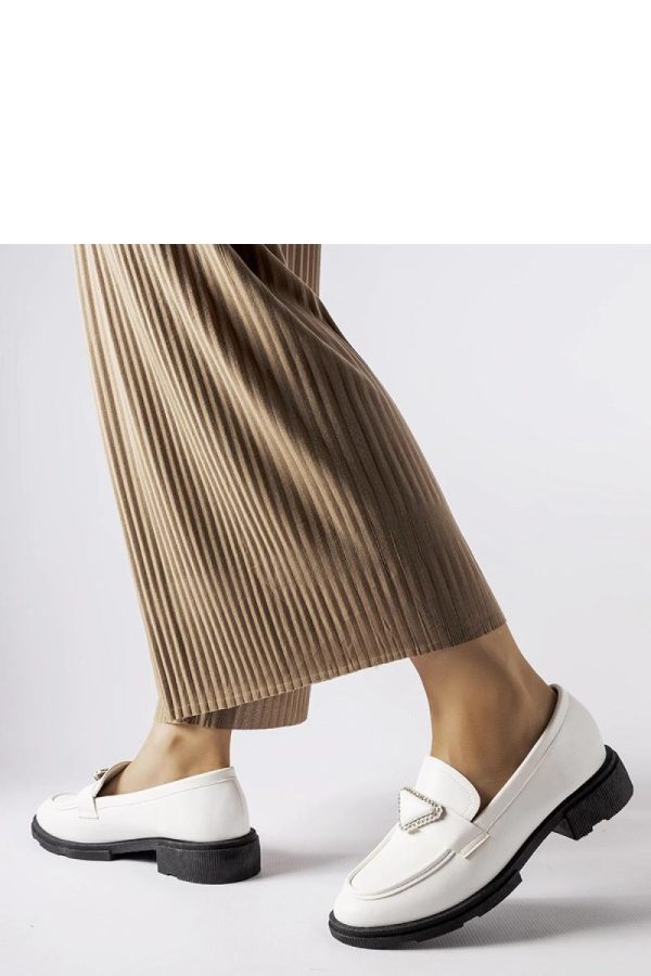 White Mocassin....Fabric and Heel Height