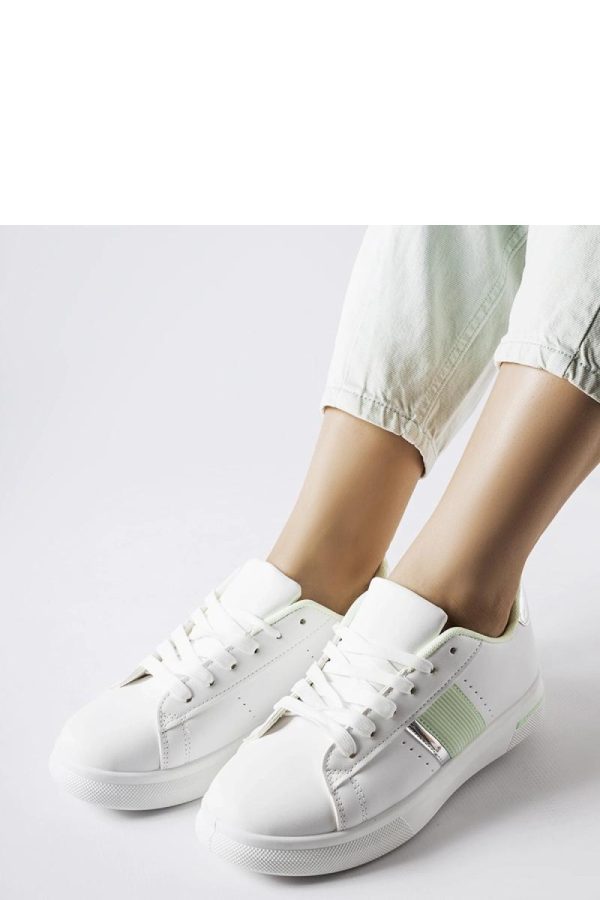 White Sport Shoes in Women`s Athletic Shoes, Trainers, Sneakers with Fabric and Heel Height