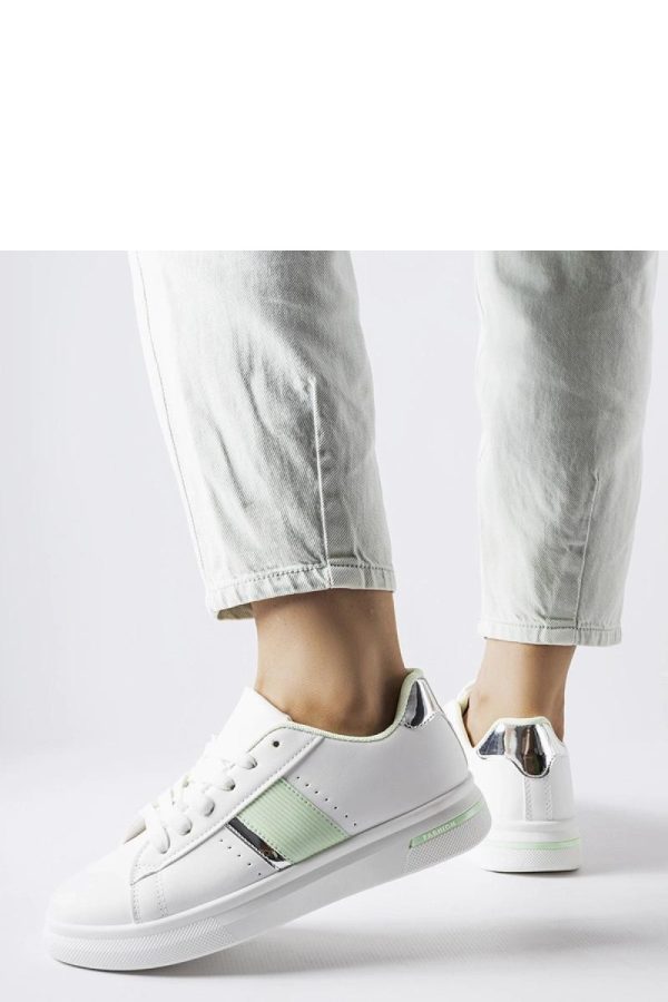 White Sport Shoes in Women`s Athletic Shoes, Trainers, Sneakers with Fabric and Heel Height