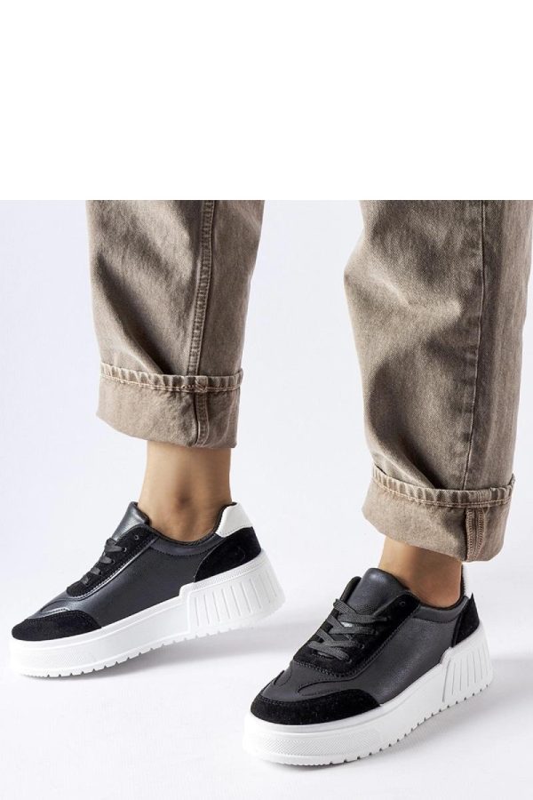 Black Sport Shoes in Women`s Athletic Shoes, Trainers, Sneakers with Fabric and Heel Height