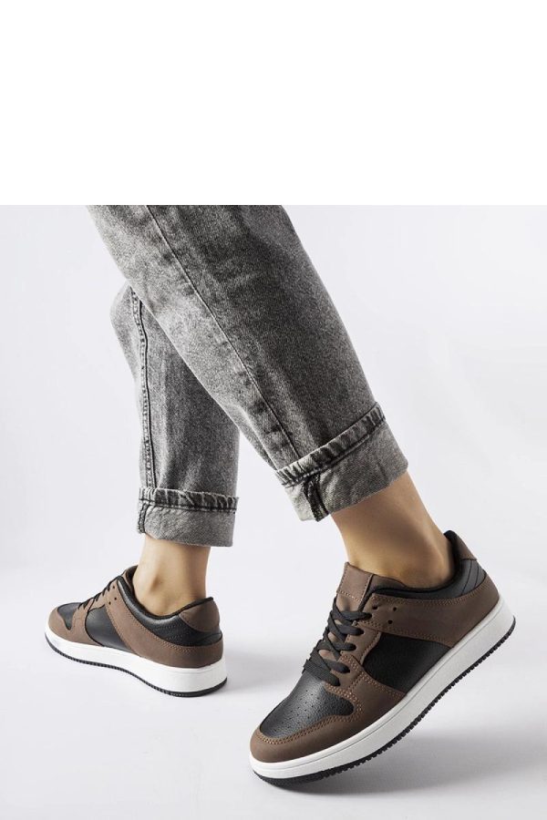 Brown Sport Shoes..Fabric and Heel Height