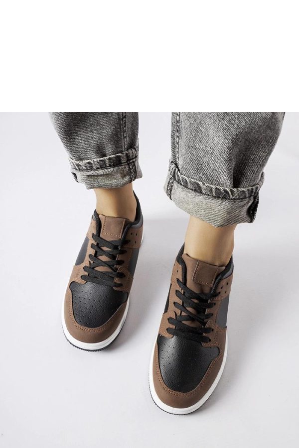Brown Sport Shoes..Fabric and Heel Height