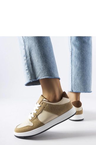 Beige Sport Shoes....Fabric and Heel Height