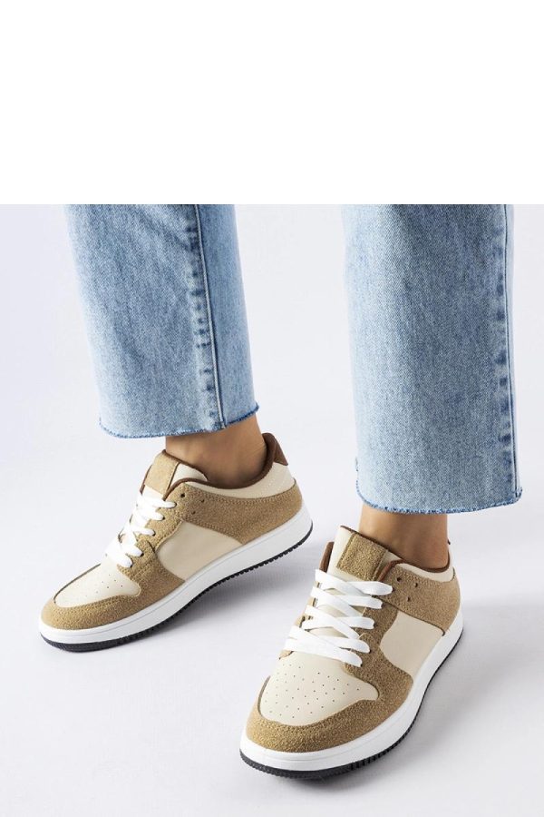 Beige Sport Shoes....Fabric and Heel Height