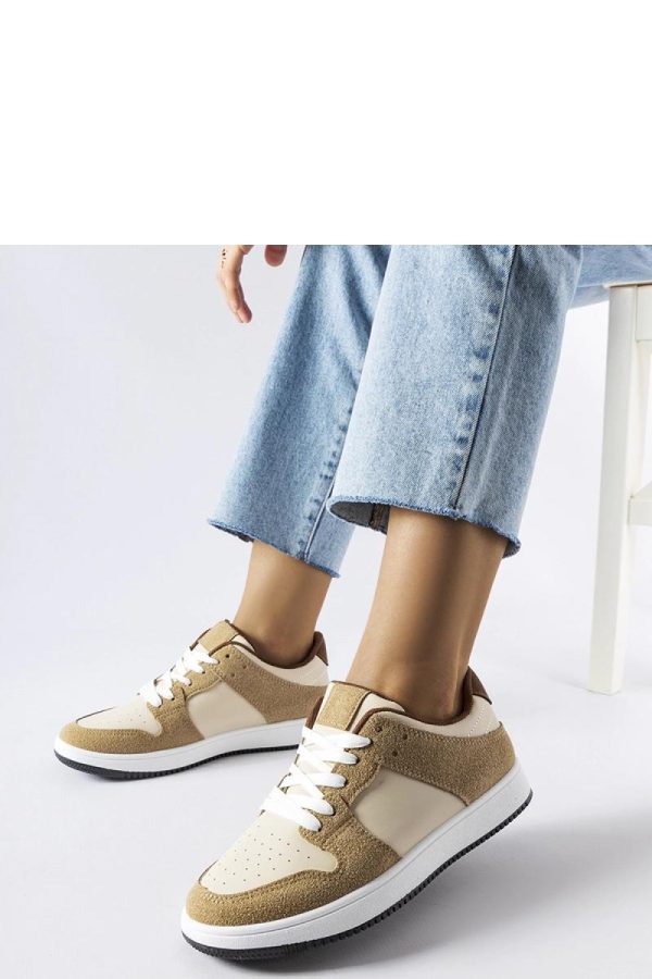 Beige Sport Shoes....Fabric and Heel Height