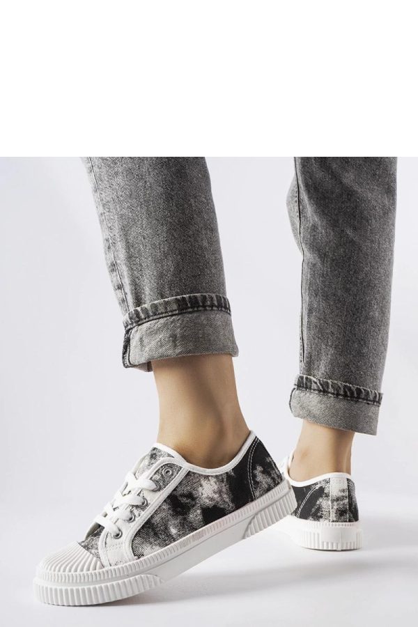 Black Sneakers....Fabric and Heel Height