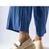 Beige Mocassin in Moccasins, Loafers with Fabric and Heel Height