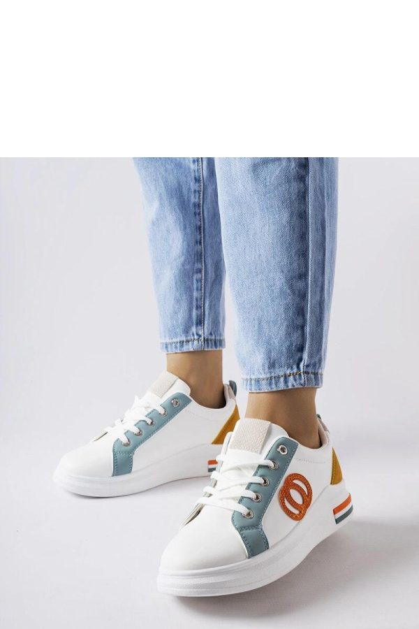 White Sport Shoes...Fabric and Heel Height