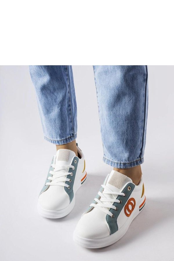 White Sport Shoes...Fabric and Heel Height