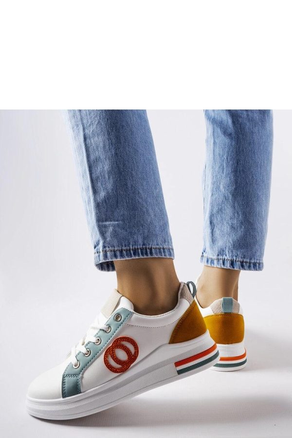 White Sport Shoes...Fabric and Heel Height
