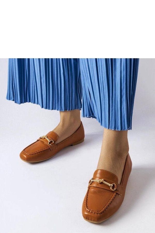 Brown Mocassin....Fabric and Heel Height