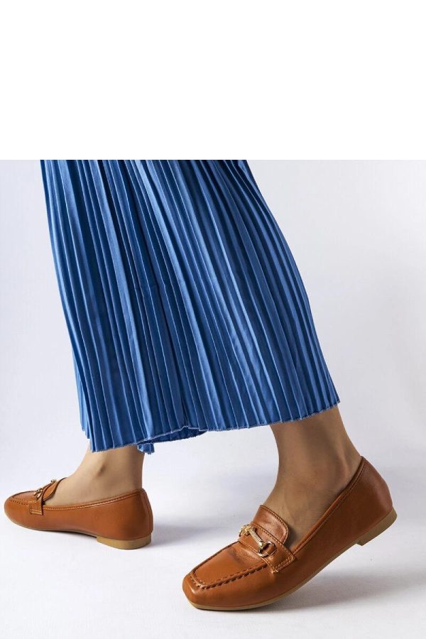 Brown Mocassin....Fabric and Heel Height
