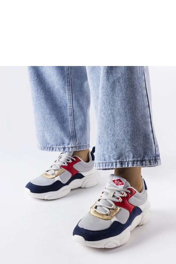 Grey Sport Shoes in Women`s Athletic Shoes, Trainers, Sneakers with Fabric and Heel Height