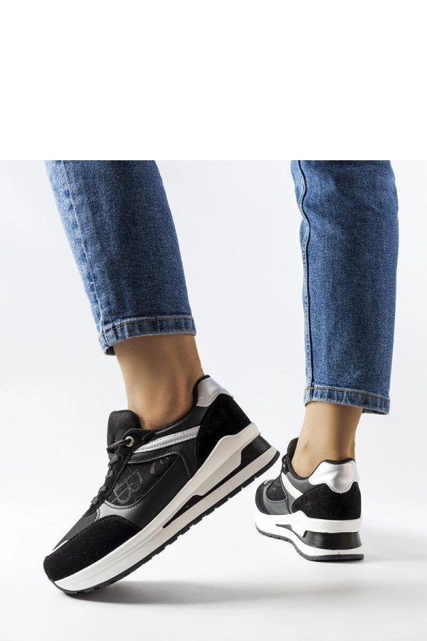 Black Sport Shoes....Heel Height