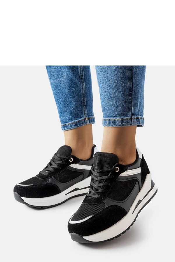 Black Sport Shoes....Heel Height