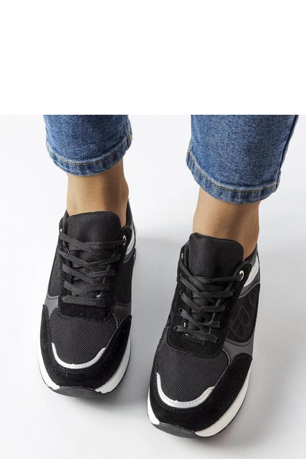 Black Sport Shoes....Heel Height