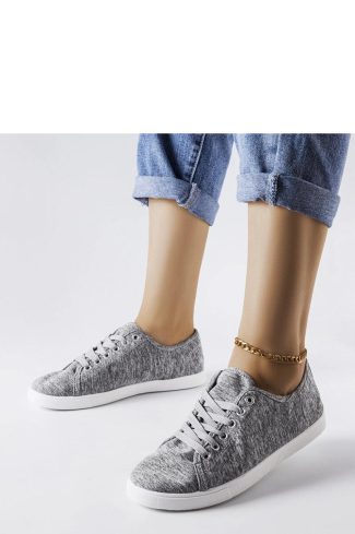 Grey Sneakers...Fabric and Heel Height