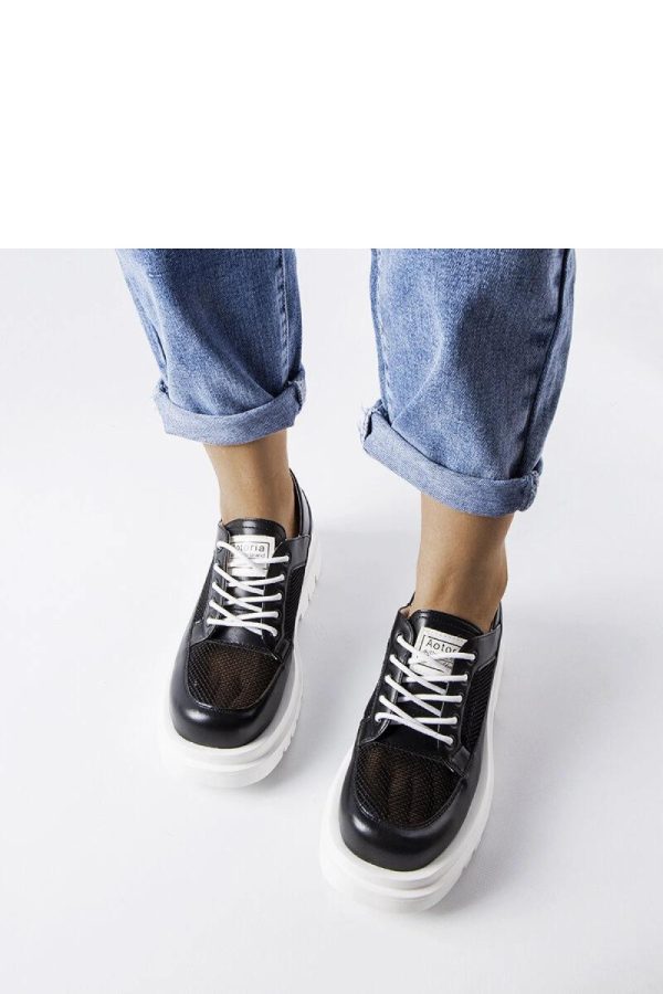 Black Mocassin in Moccasins, Loafers with Fabric and Heel Height