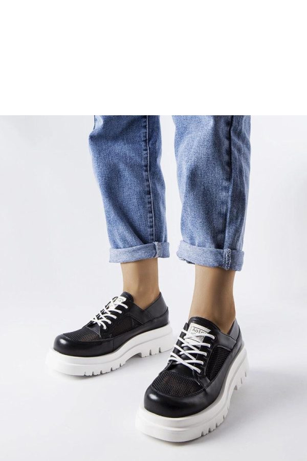 Black Mocassin in Moccasins, Loafers with Fabric and Heel Height