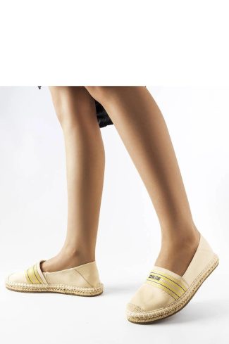 Beige Espadrille....Fabric and Heel Height