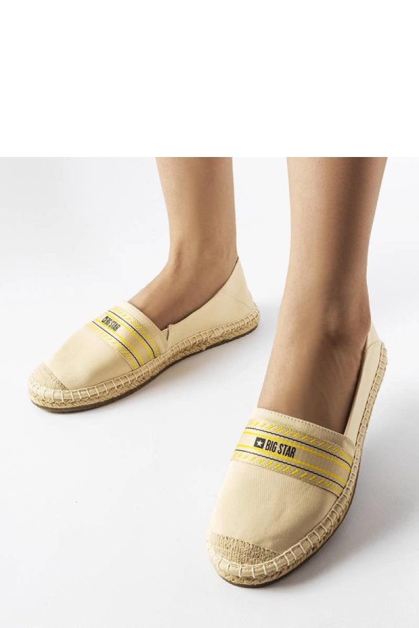 Beige Espadrille....Fabric and Heel Height