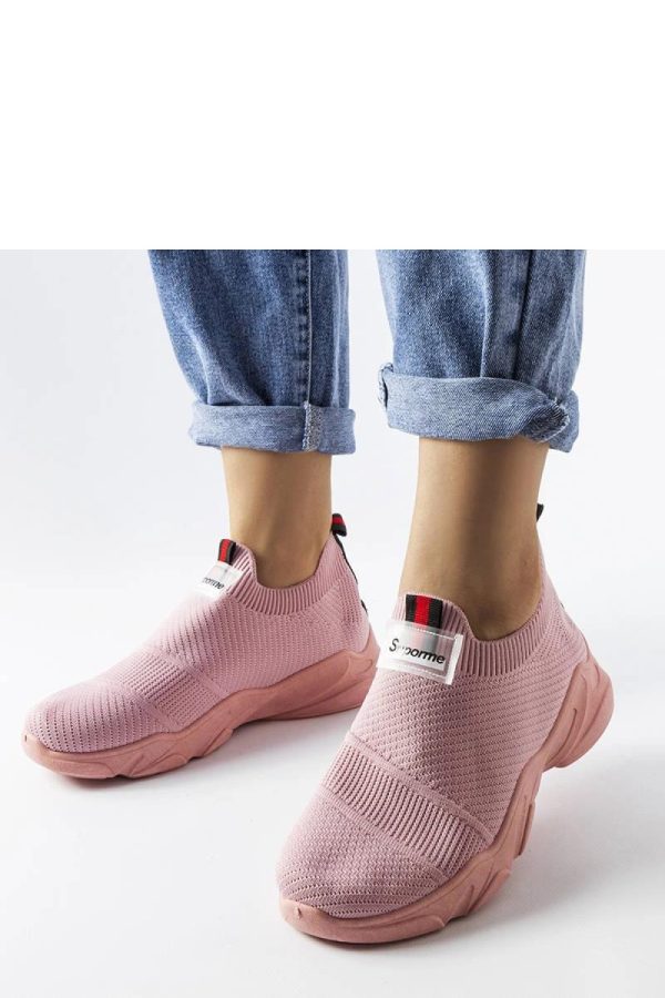Pink Sport Shoes..Fabric and Heel Height