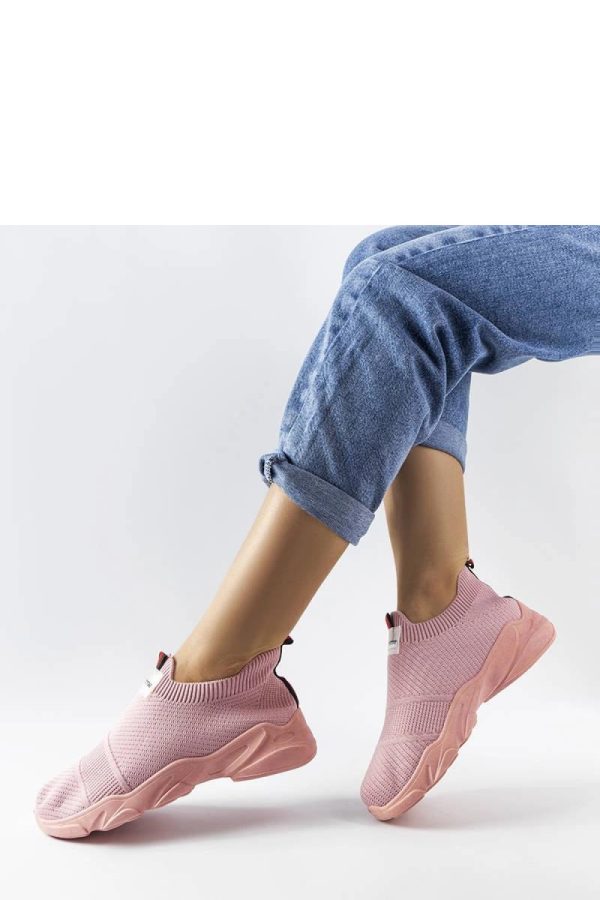 Pink Sport Shoes..Fabric and Heel Height