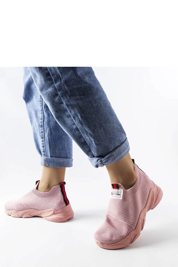 Pink Sport Shoes..Fabric and Heel Height