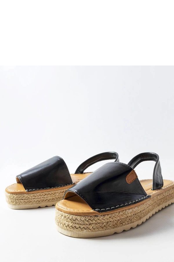 Black Espadrille..Fabric and Heel Height