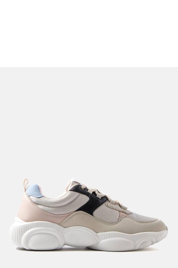 Beige Sneakers...Heel Height