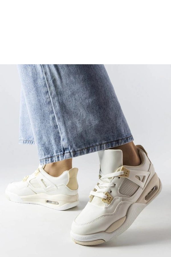 Beige Sport Shoes in Women`s Athletic Shoes, Trainers, Sneakers with Heel Height