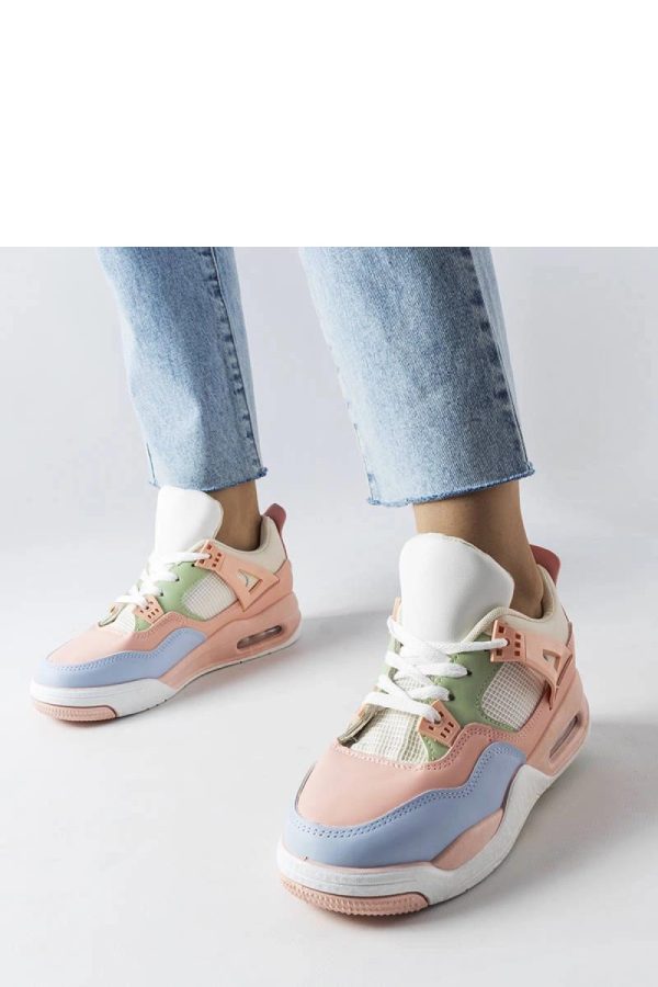 Pink Sport Shoes in Women`s Athletic Shoes, Trainers, Sneakers with Heel Height