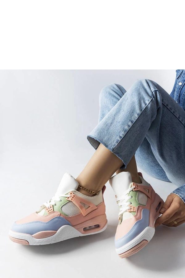 Pink Sport Shoes in Women`s Athletic Shoes, Trainers, Sneakers with Heel Height