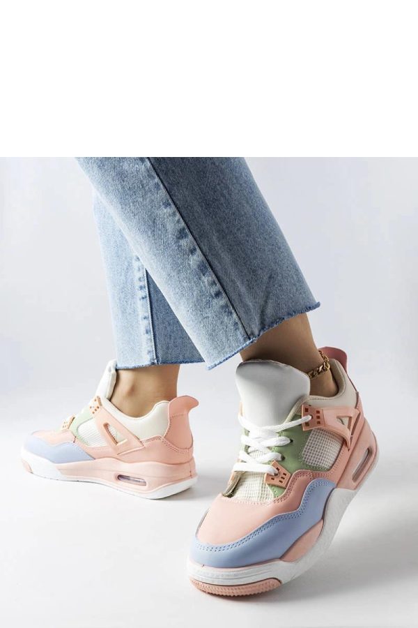 Pink Sport Shoes in Women`s Athletic Shoes, Trainers, Sneakers with Heel Height
