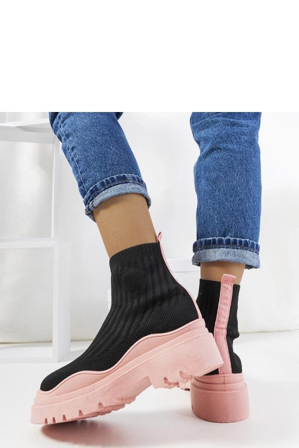 Black Sport Shoes in Women`s Athletic Shoes, Trainers, Sneakers with Fabric and Heel Height