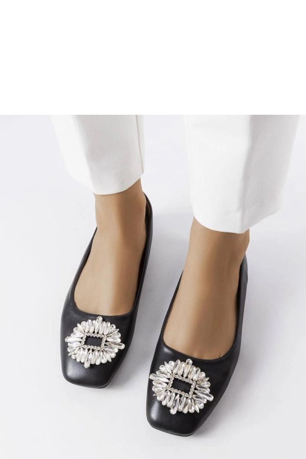 Black Ballet Flats....Fabric and Heel Height