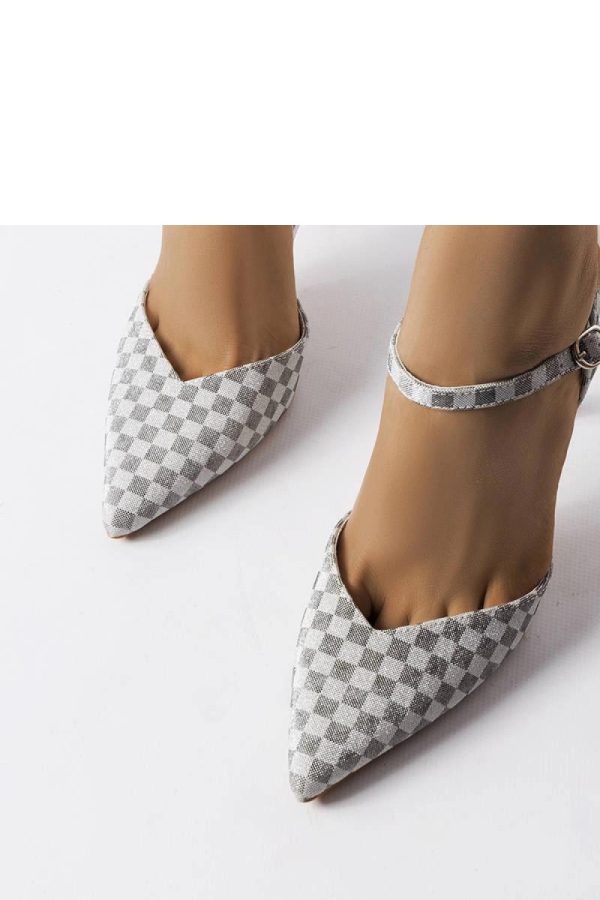 Grey High Heel Pumps...Heel Height