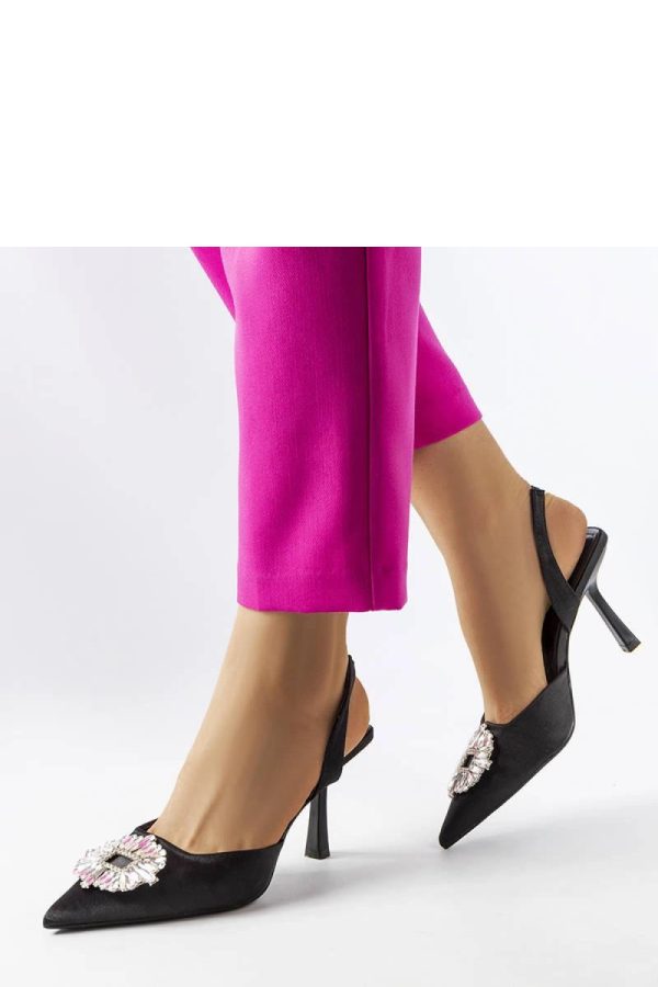 Black High Heel Pumps...Heel Height
