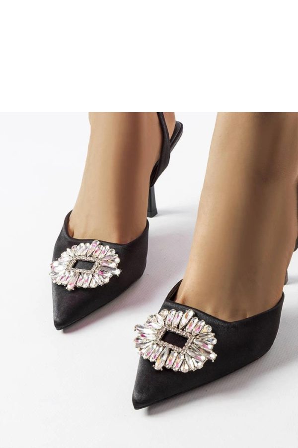 Black High Heel Pumps...Heel Height