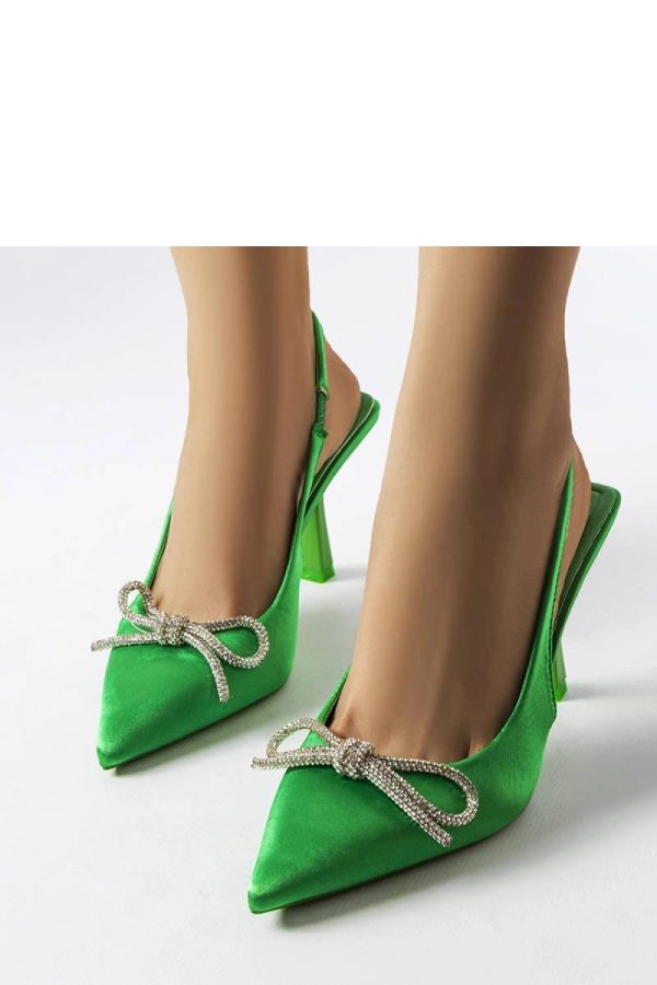 Green High Heel Pumps...Heel Height
