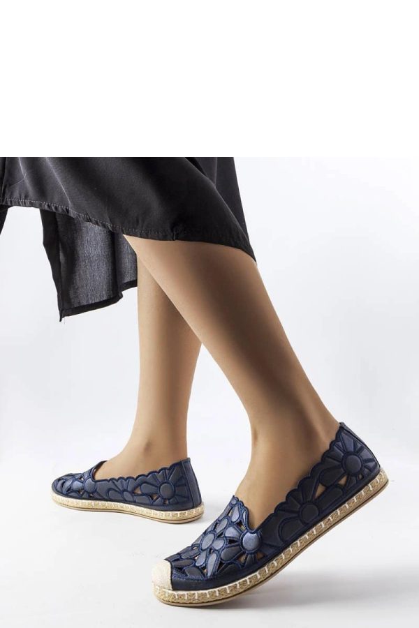 Blue Espadrille...Fabric and Heel Height
