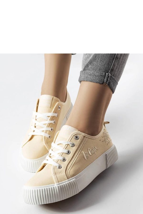 Beige Sneakers in Women`s Athletic Shoes, Trainers, Sneakers with Heel Height